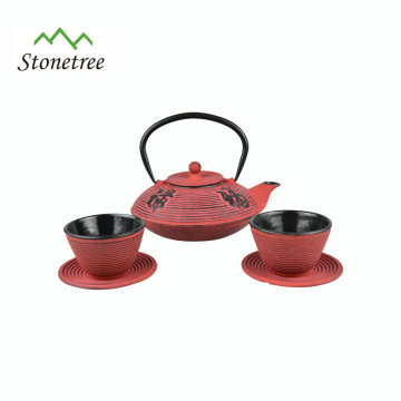 Hot Selling Enamel Cast Iron Teapot Set